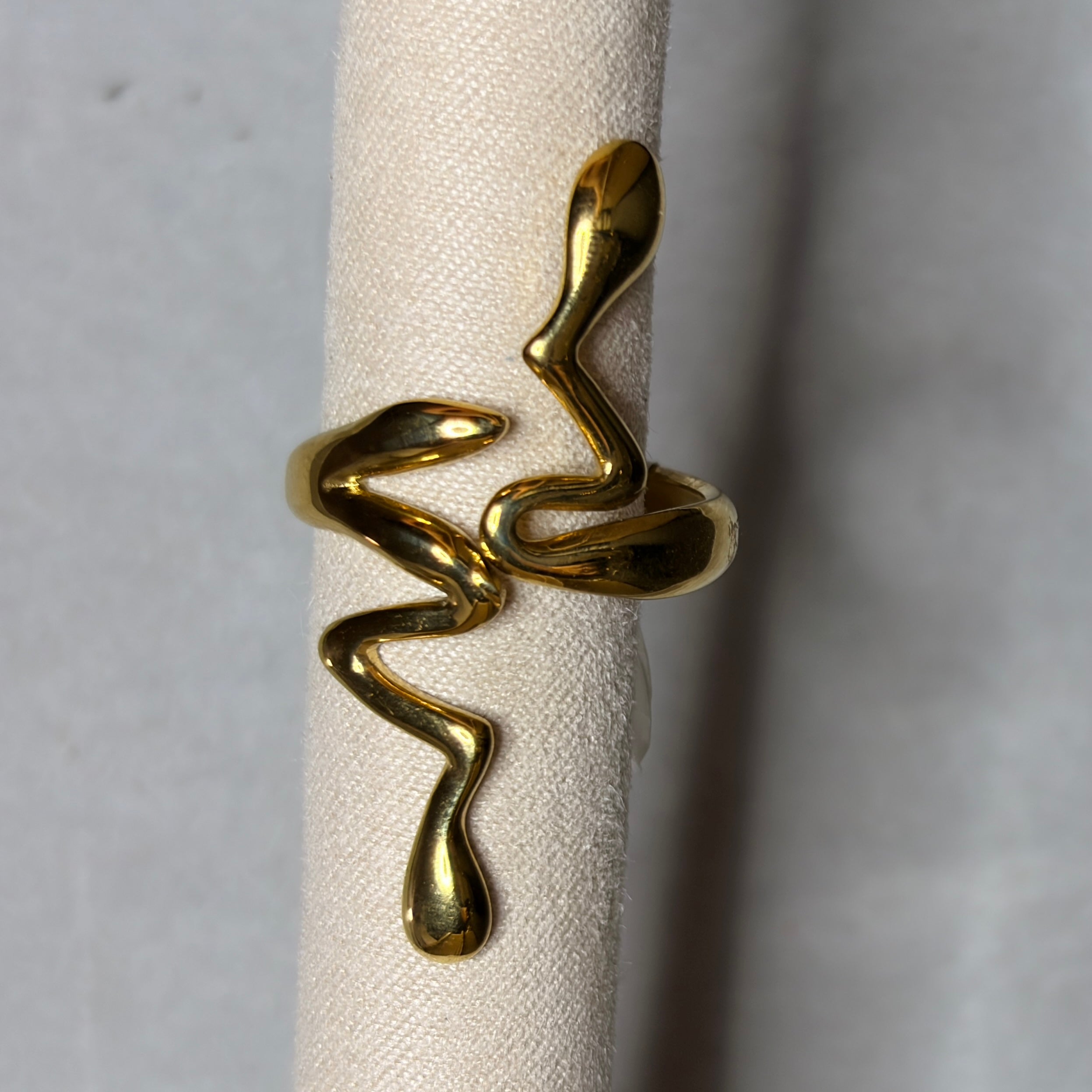 Anillo serpiente grande