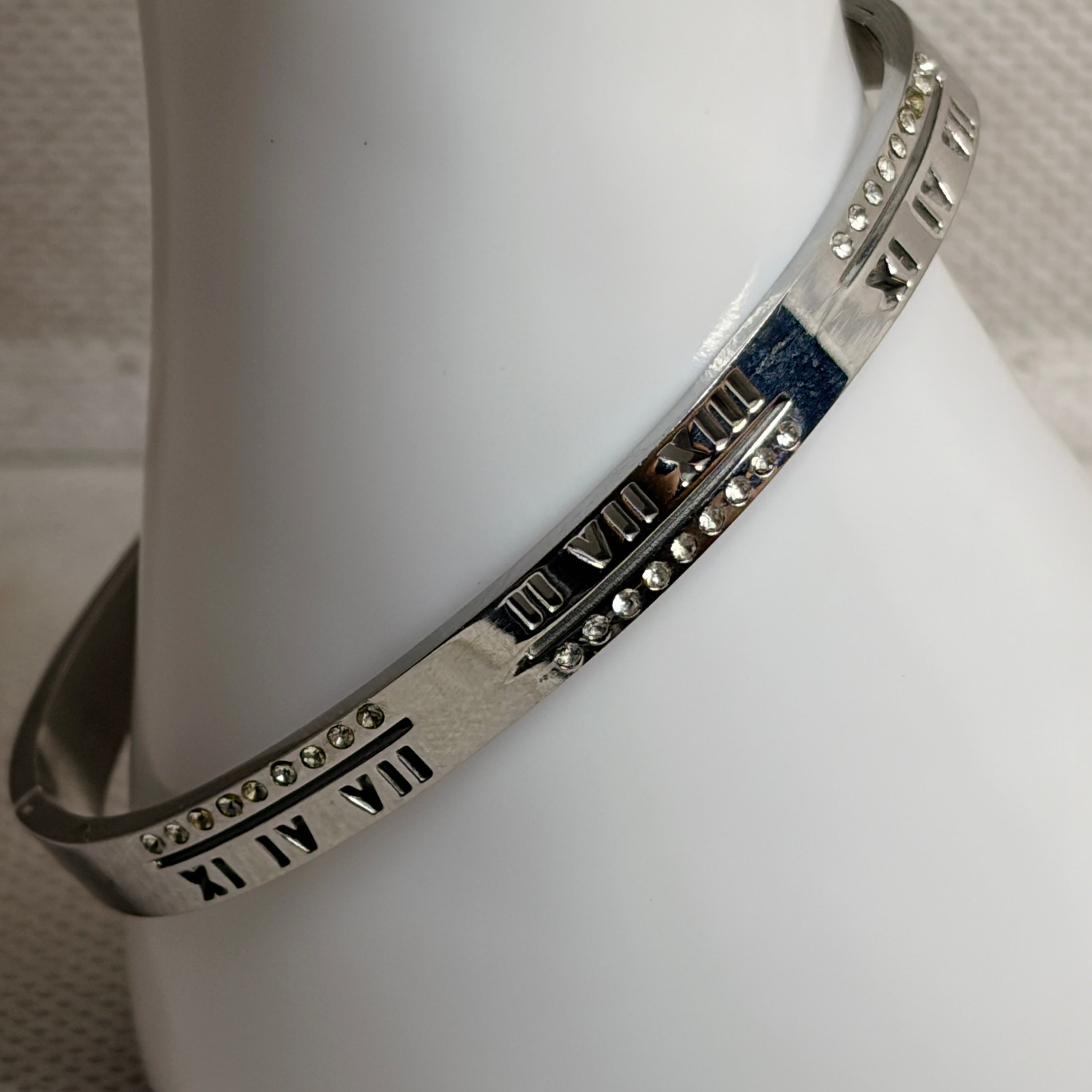 Pulsera rígida - imitación diamantes