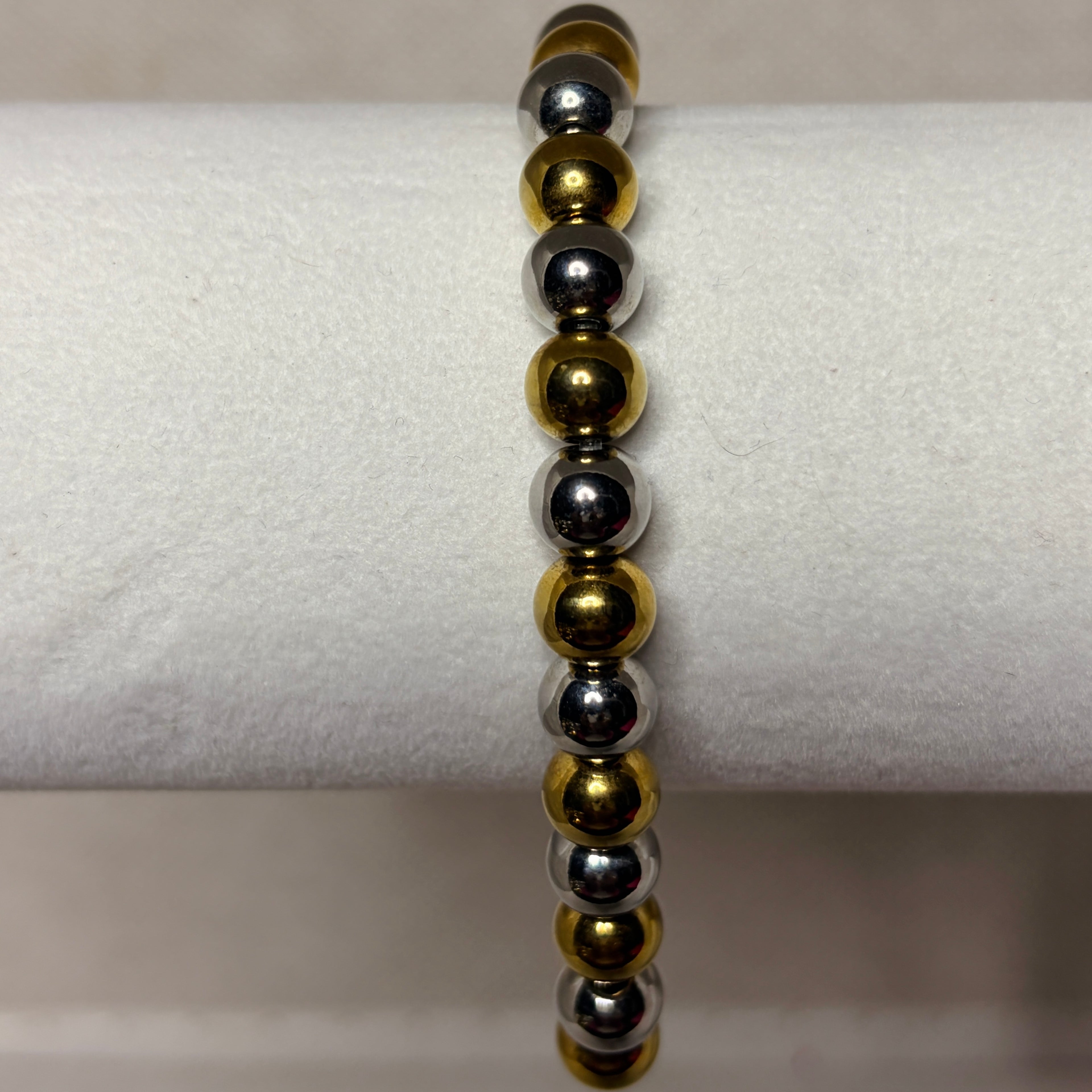 Pulsera elástico bicolor