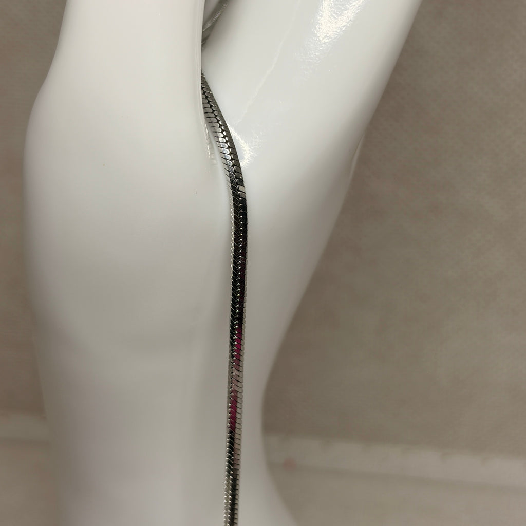 Pulsera tejido serpiente tubular liso