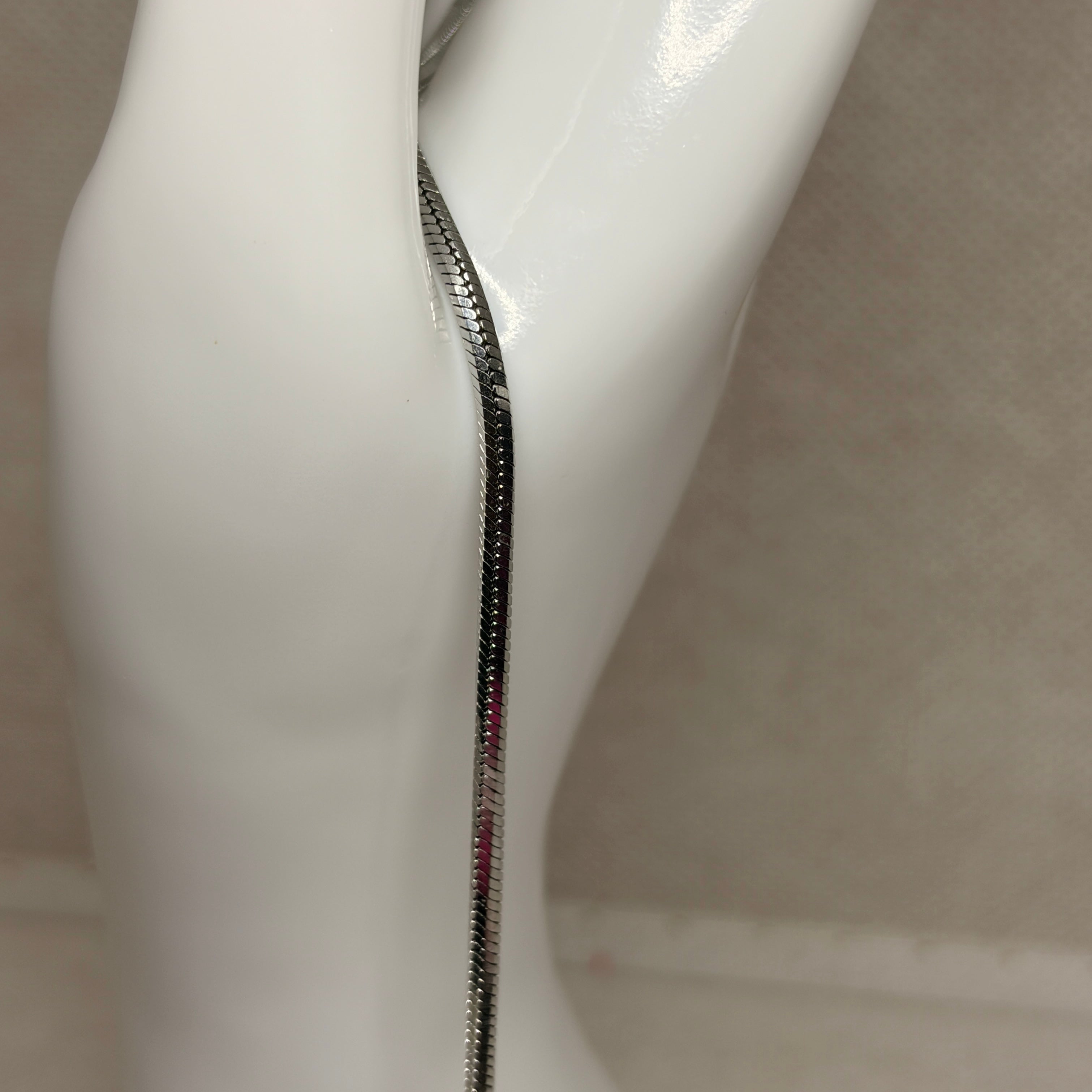 Pulsera tejido serpiente tubular liso