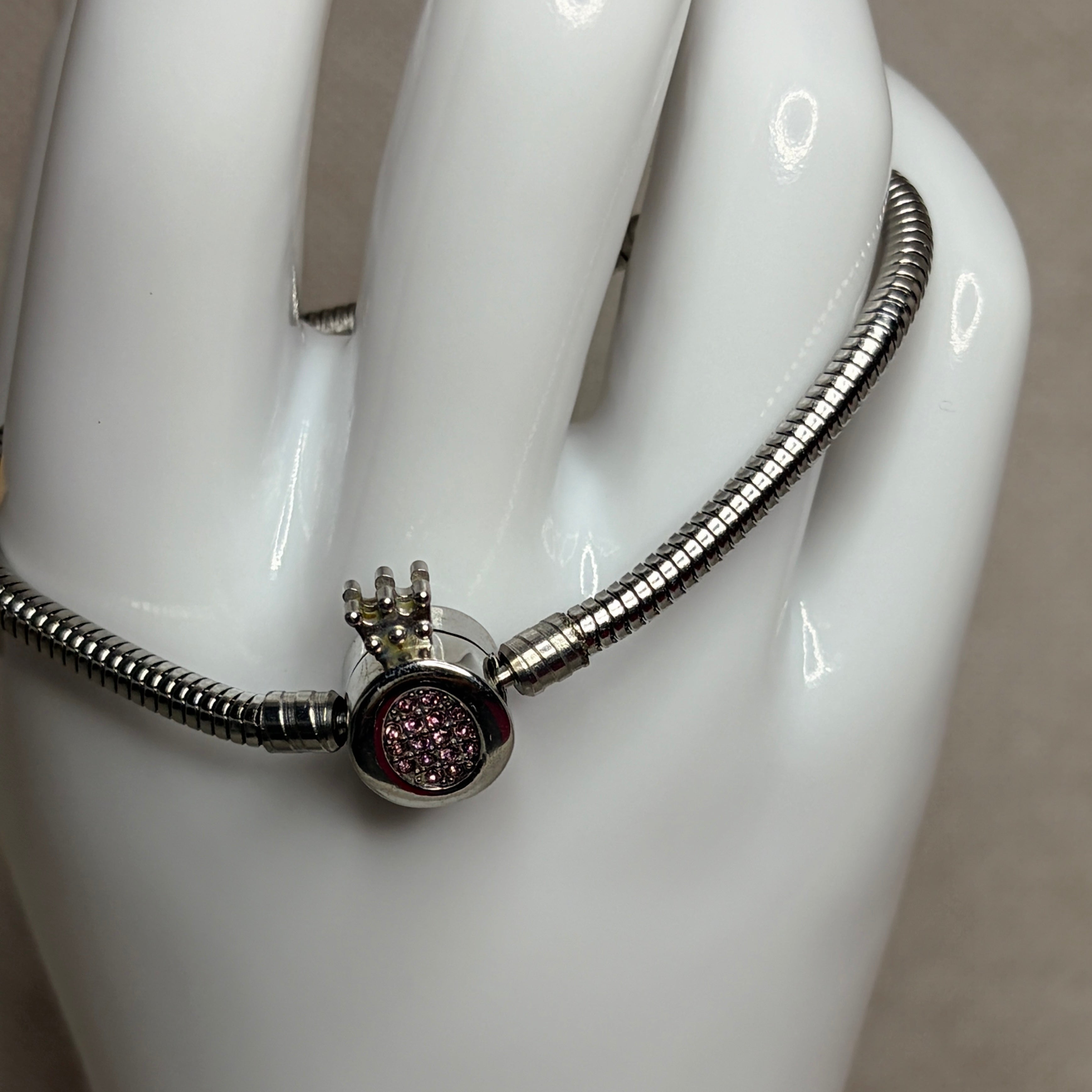 Pulsera corona con zirconias
