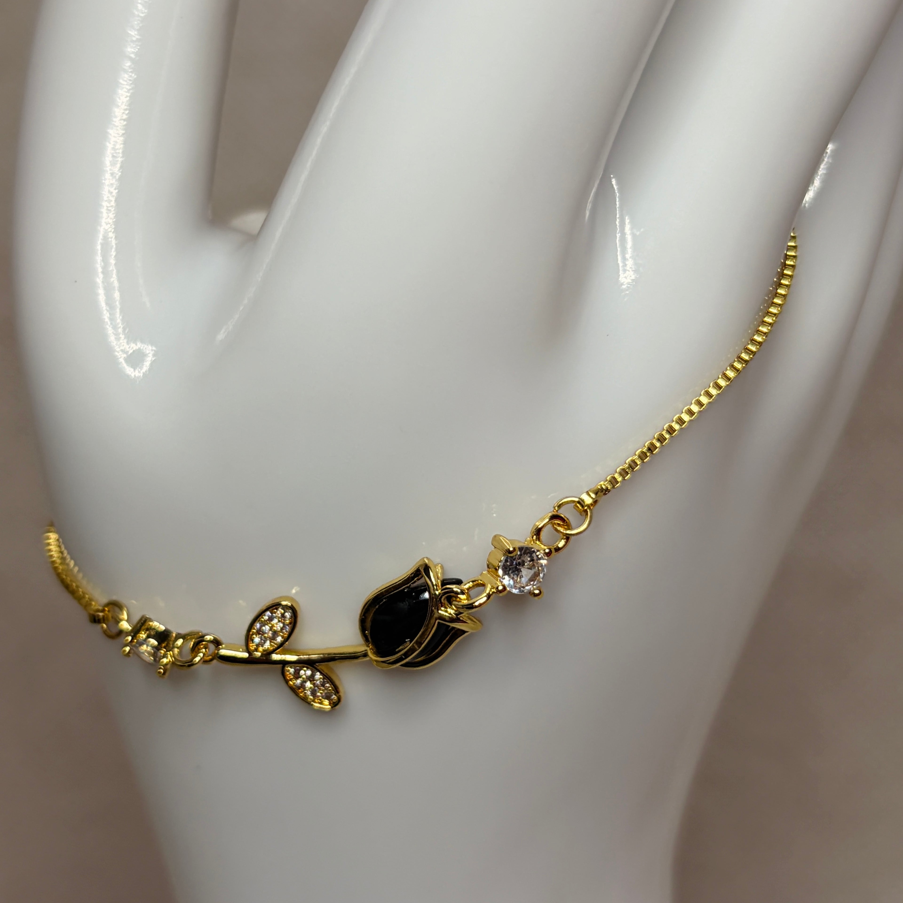Pulsera tulipan ajustable
