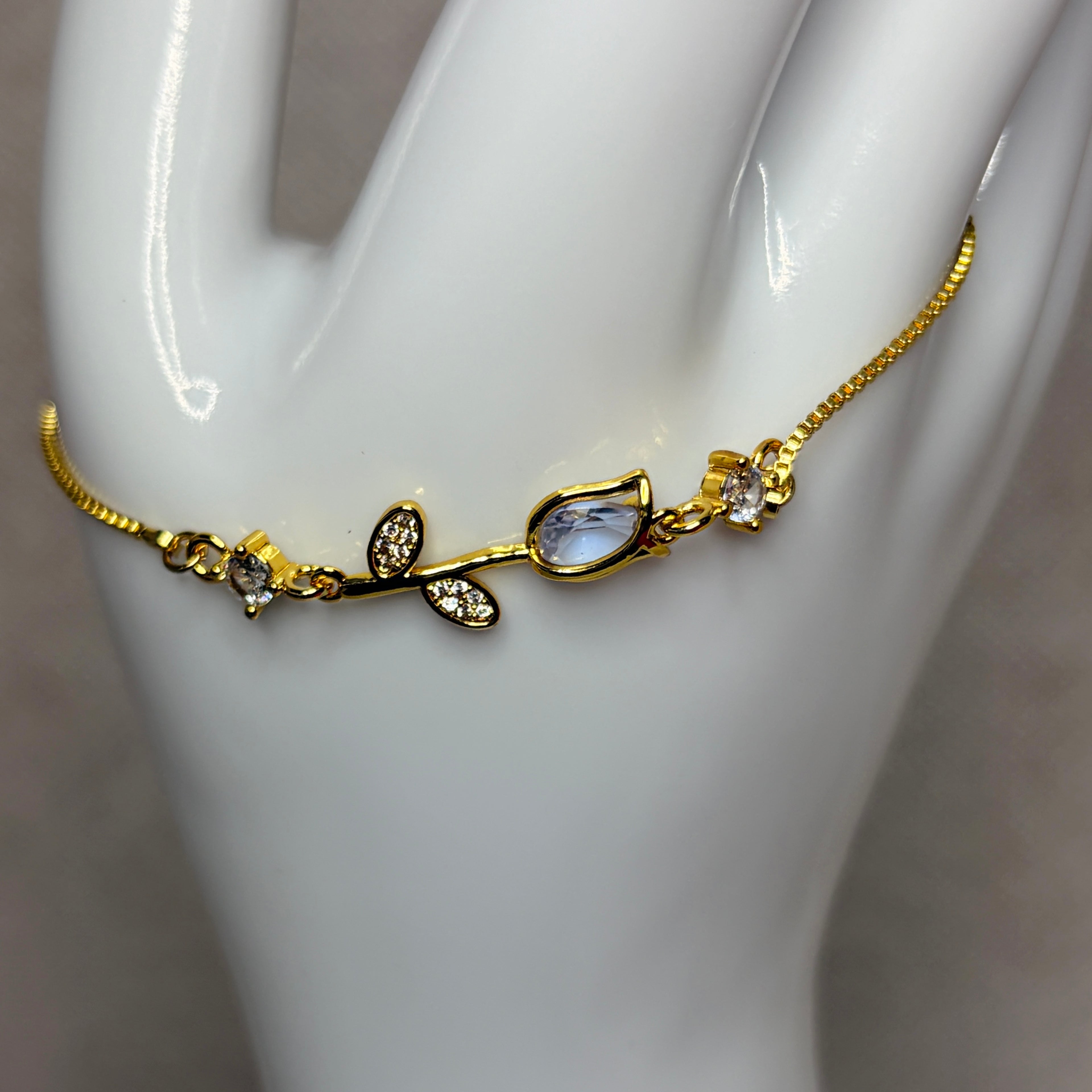 Pulsera tulipan ajustable