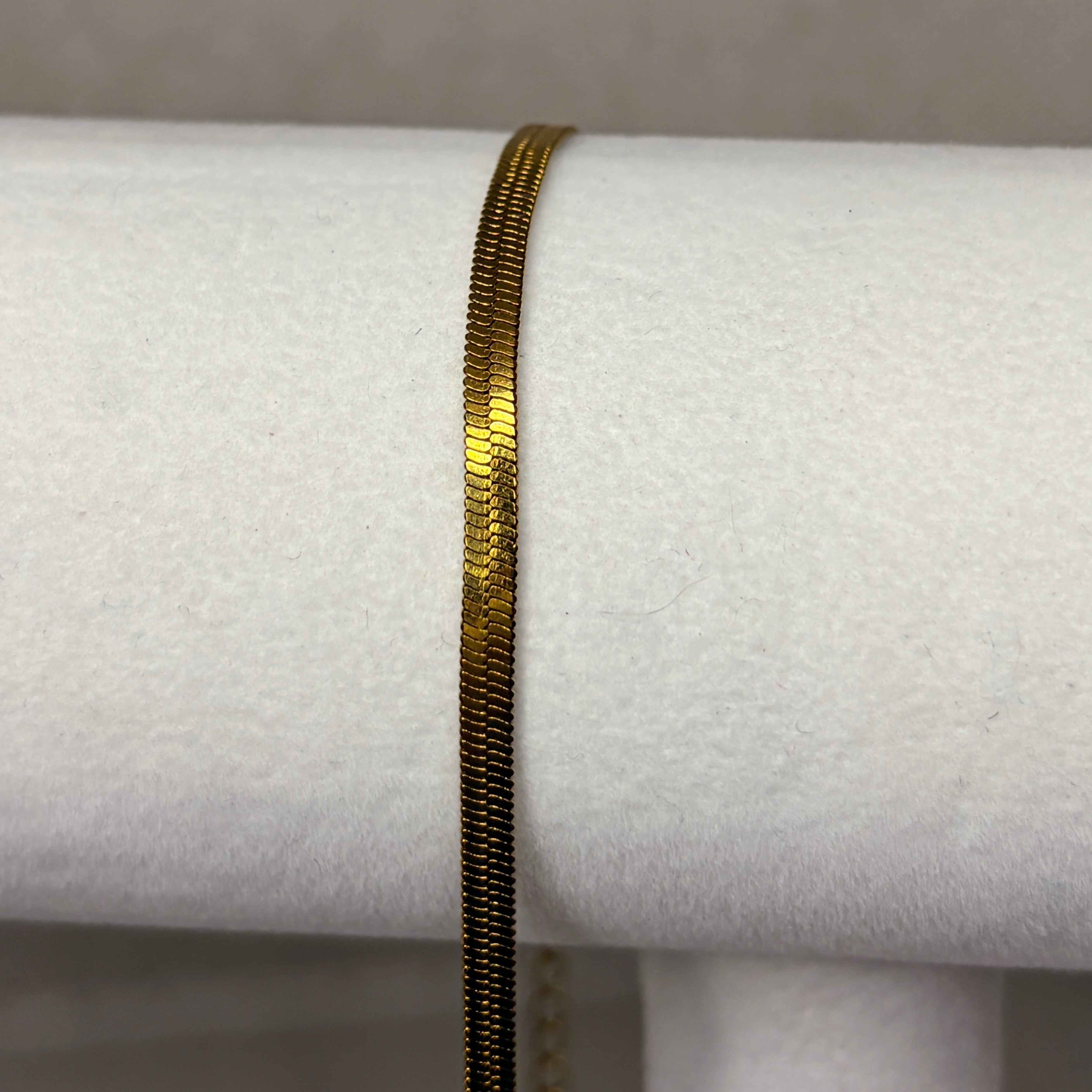 Pulsera tejido serpiente lisa