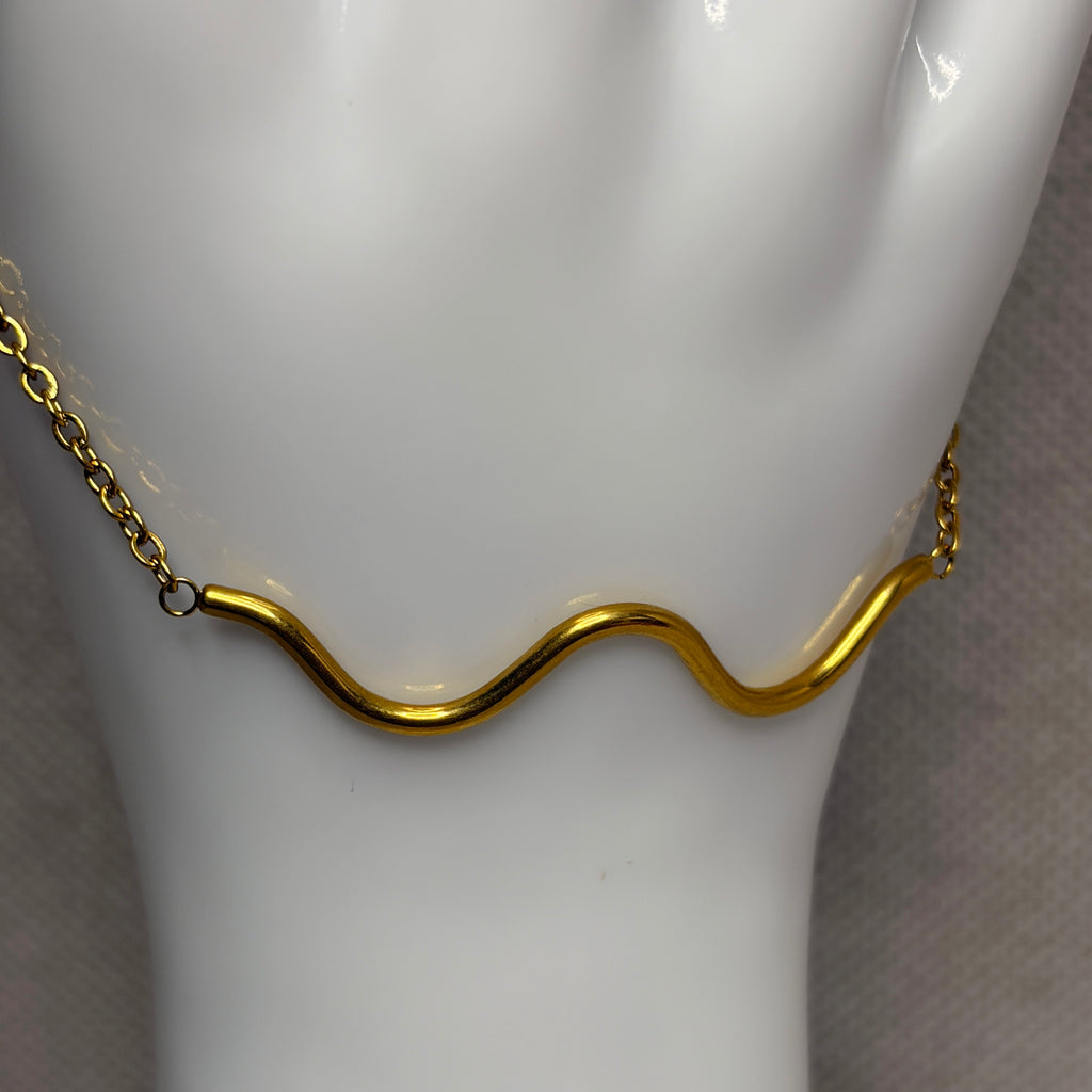 Pulsera forma abstracta