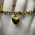 Pulsera cadena corazón